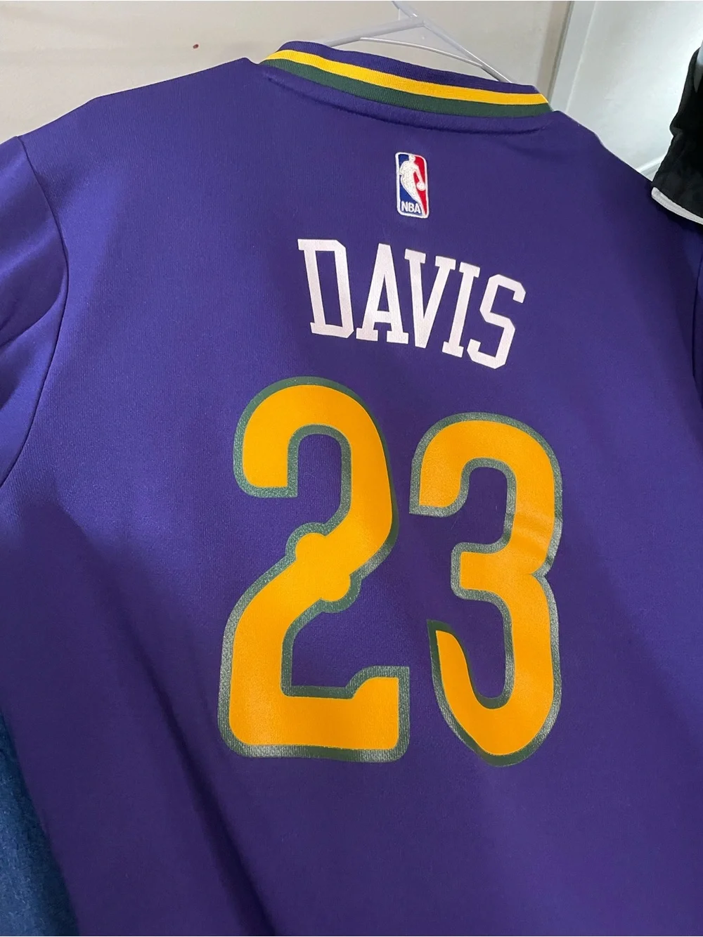 Adidas NOLA Anthony Davis Jersey throwback